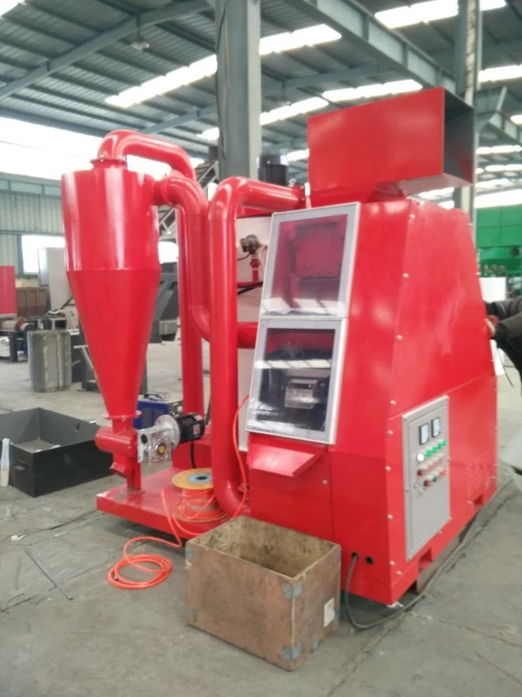 Electric copper cable shredder separator