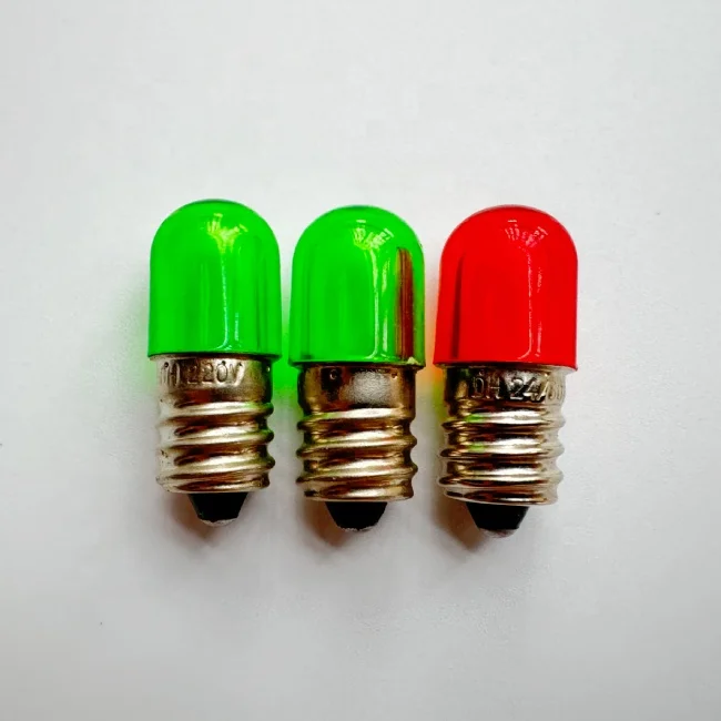 E12 Screw LED headlight bulbs raw material 24V 220V E12 3014 3SMD LED Replacement Bulb Indicator Lamps led light bulb for home
