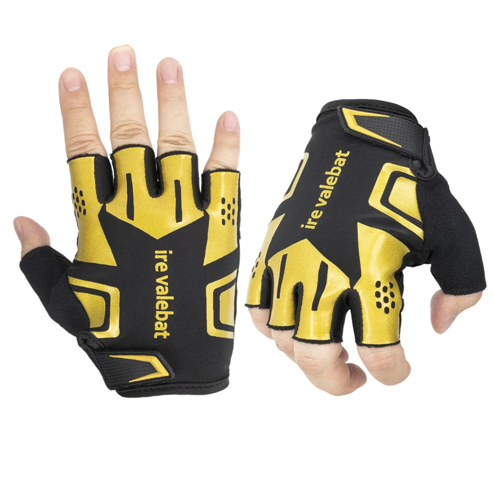 High Quality Half Finger Bicycle Riding Breathable Cycling Gloves with Palm Padded