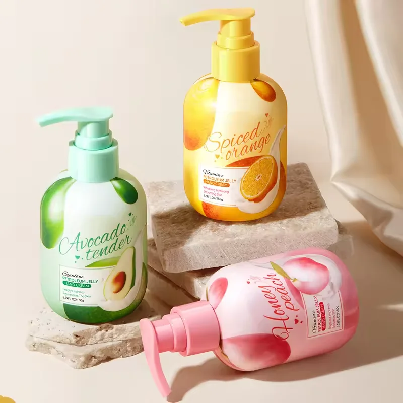 Peach VE Vaseline Hand Cream Anti-chapping Press hand cream cross-border foreign trade Wholesale