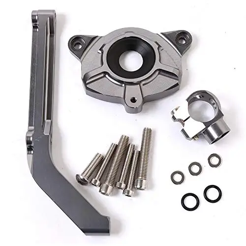 REALZION Motorcycle 6063-T6 Billet Aluminum Steering Damper Mounting Bracket For KAWASAKI Z1000 ABS 2014 2015 2016 2017