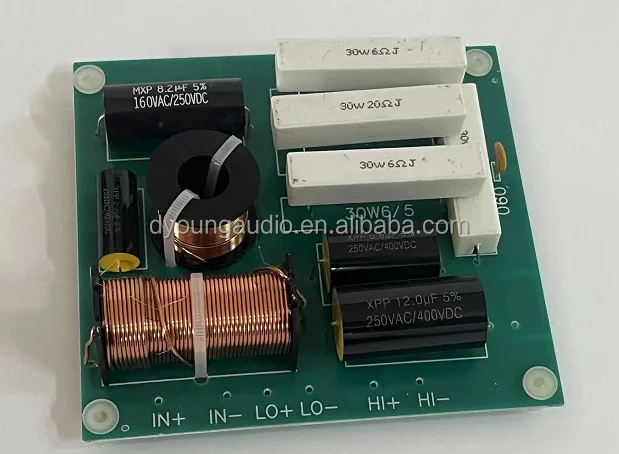 12 inch 2 way woofer and HF driver 600w crossover network