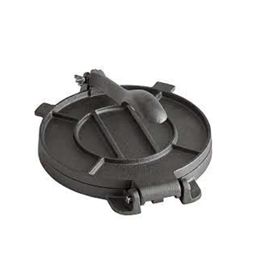 Pre-seasoned  cast iron tortilla press