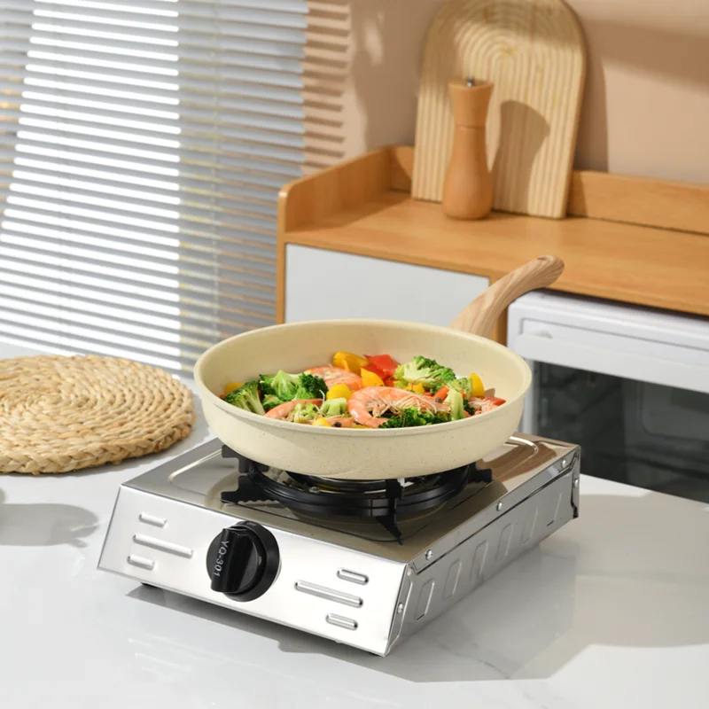 High Durability Gas Cooktop Single Burner Gas Stove Household Kitchen Using Portable Gas Stove For Home Cooking