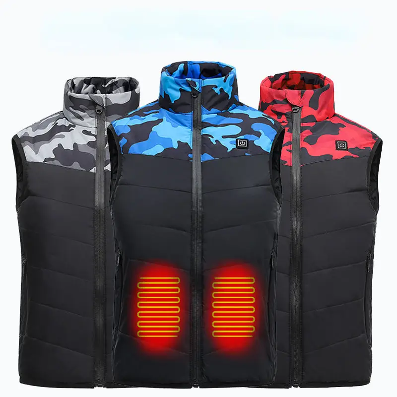Китай, оптовая продажа, с питанием от батареи, нагревательный жилет с подогревом, перезаряжаемый жилет с подогревом для мужчин и женщин