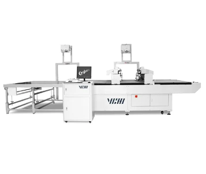 Automatic fabric die cutting machine Oscillating  Knife Cutter Carton Cutting Machine multilayer fabric cutting