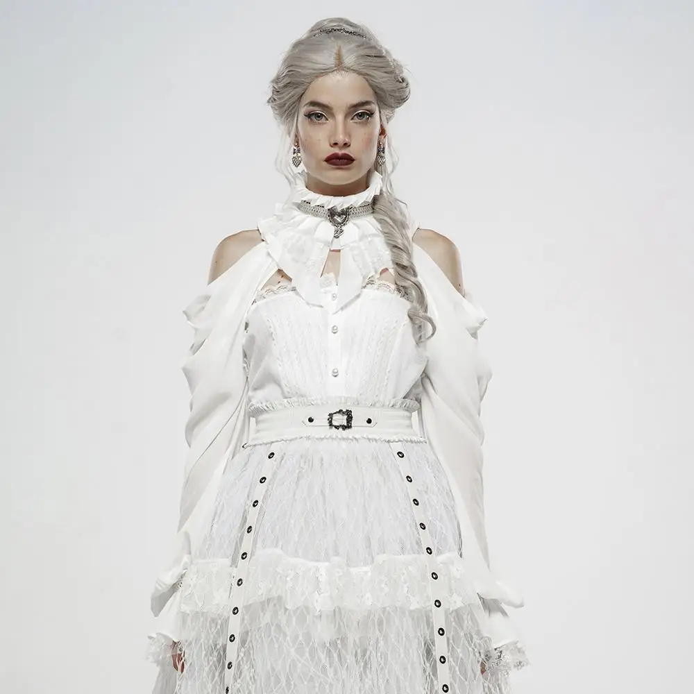 PUNK RAVE  WY-1128DPF Women gothic Gorgeous Off Shoulder Shawl