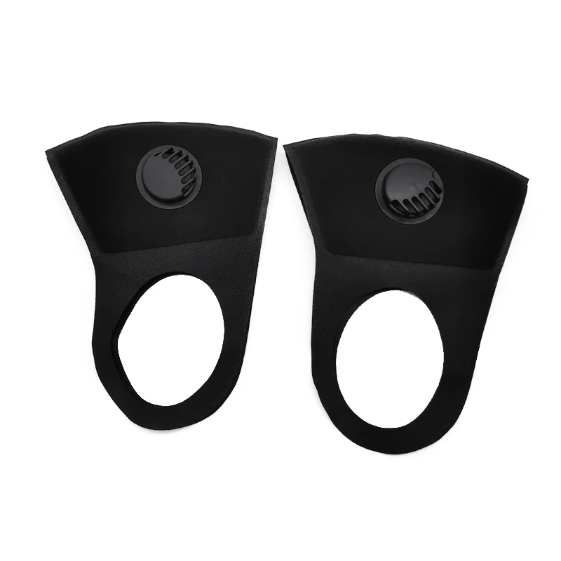 Washable Reusable cotton cloth party pm 2.5 cooling ice silk custom LOGO dust-proof quick drying full face mask with air valve