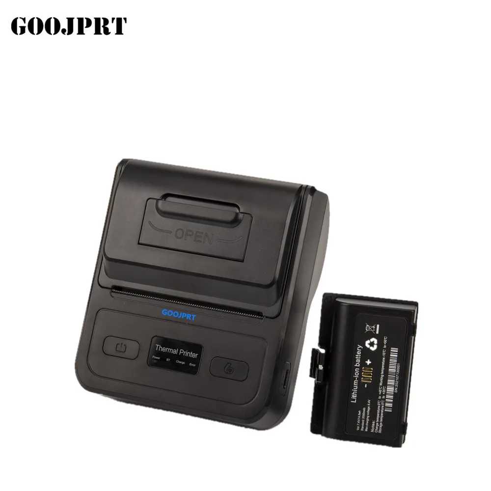 Mini Portable Printer with Type-c Interface 80mm POS Printer Compatible with Mobile Phone and Computer MTP-4B