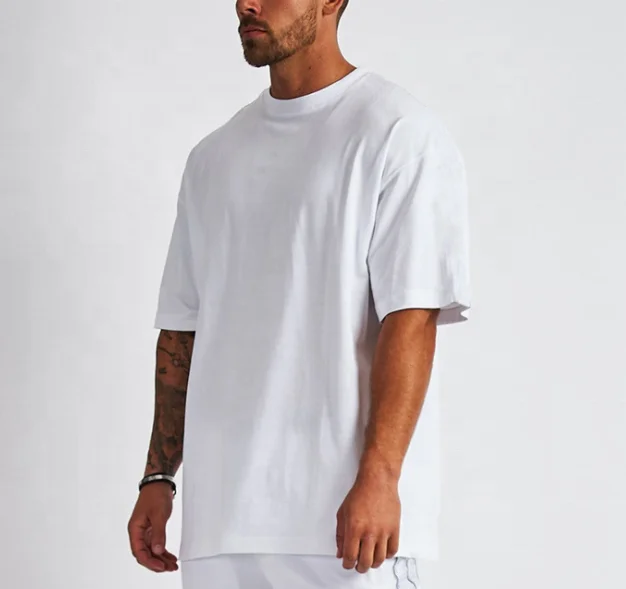 Wholesale 100% Cotton High Quality Custom Mens T-Shirt Printing Your Brand T Shirt Men Graphic Tees Shirt men Oversize blank