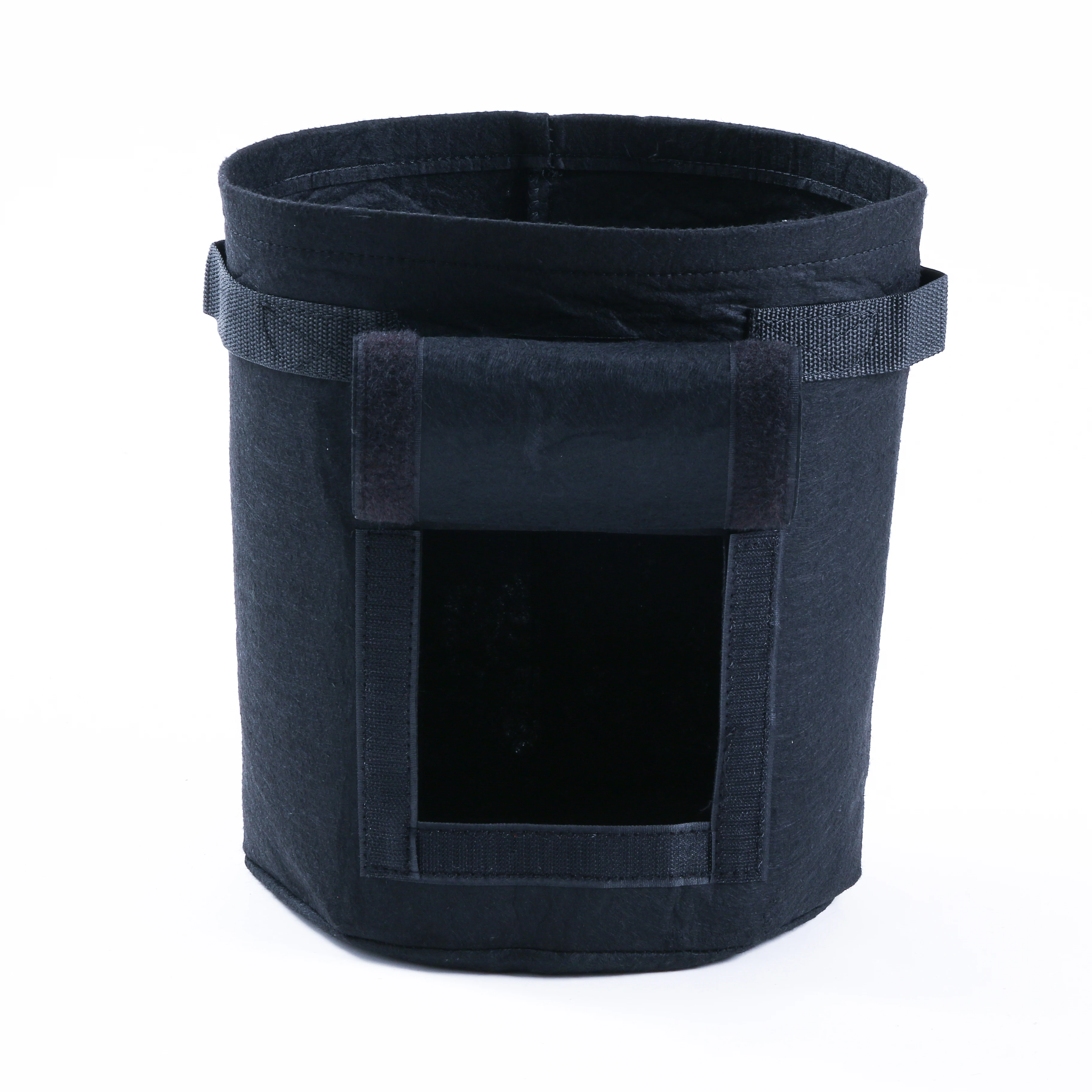 Factory customized 3 / 5 / 7 / 10 / gallon planting fabric basin bag black potato planting bag