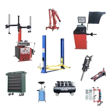 Changer Half Auto The Balancer Two post Lift Car Tire repair vulcanizer Foldable Engine crane Capacity Oil Drainer