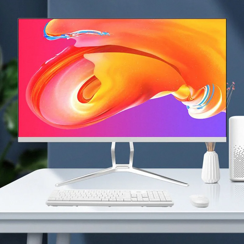 Для Универсал-onepc 24 27 абсолютно новый Fhd Ips Intel Core I3 I5 I7 12 13-го поколения Amd R3 все в одном Aio для настольного компьютера