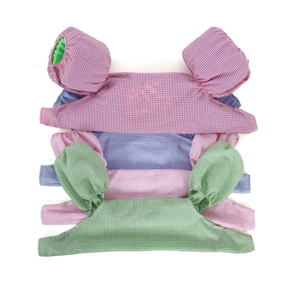 Rarewe Inventory Cleanup Puddle Jumper Cover Striped Pattern Baby Children Flotation Device Seersucker Kids Boys Girls Swimwear