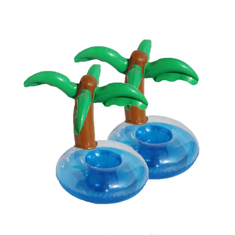 Wholesale Inflatable Cup Holder Floating Drink Coasters Swimming Pool Beach Toy