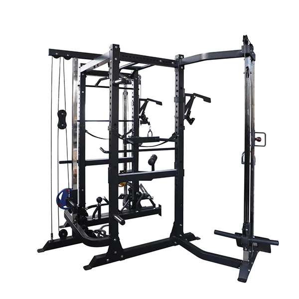 Wholesale Factory Combo All In One Gym Equipment Multi Functional Gym Rack with Lat Pulldown Squat Rack Low Row Cable Crossover