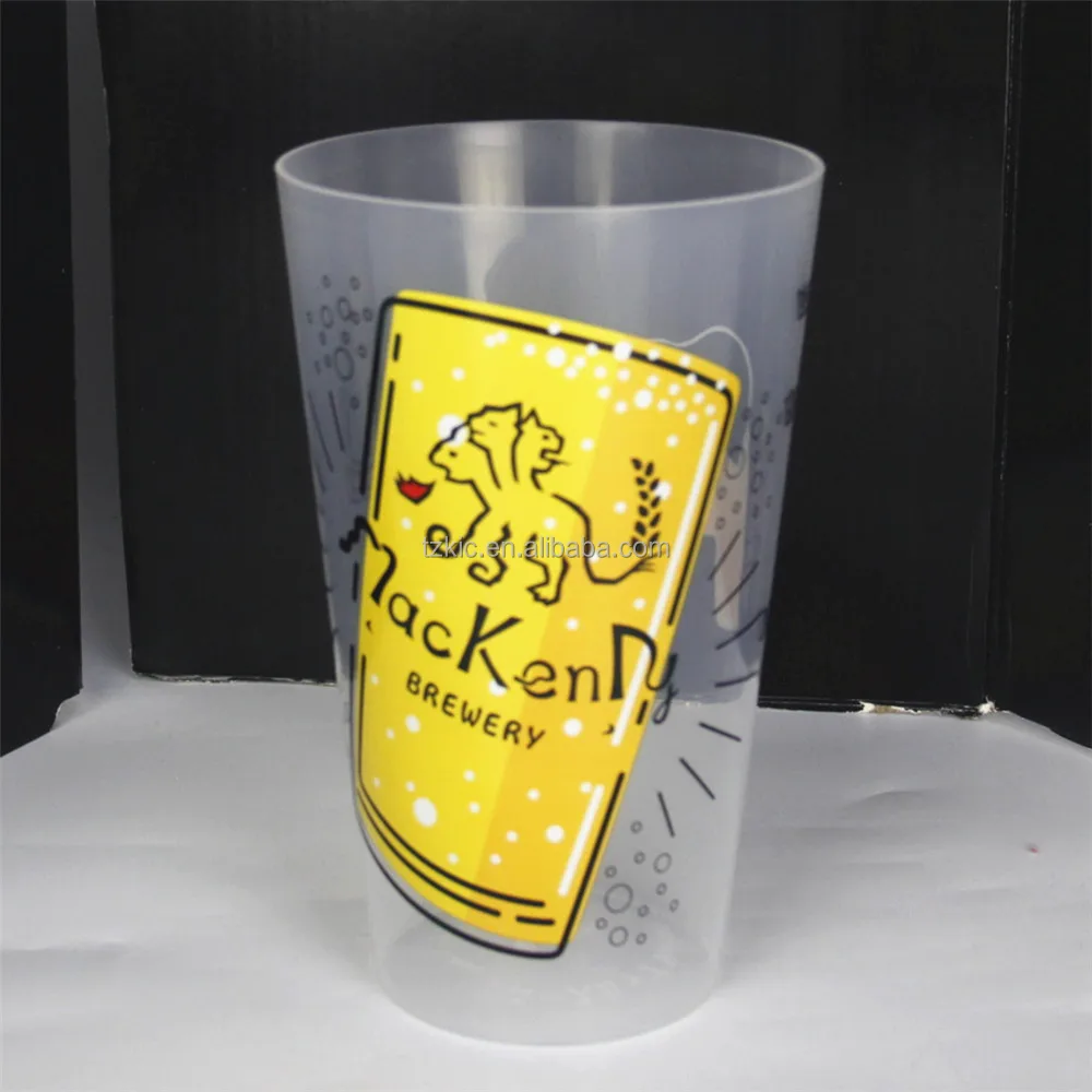 600ml Reusable Water Cups PP Drinking Glasses, 20 Oz Portable Polypropylene Cup