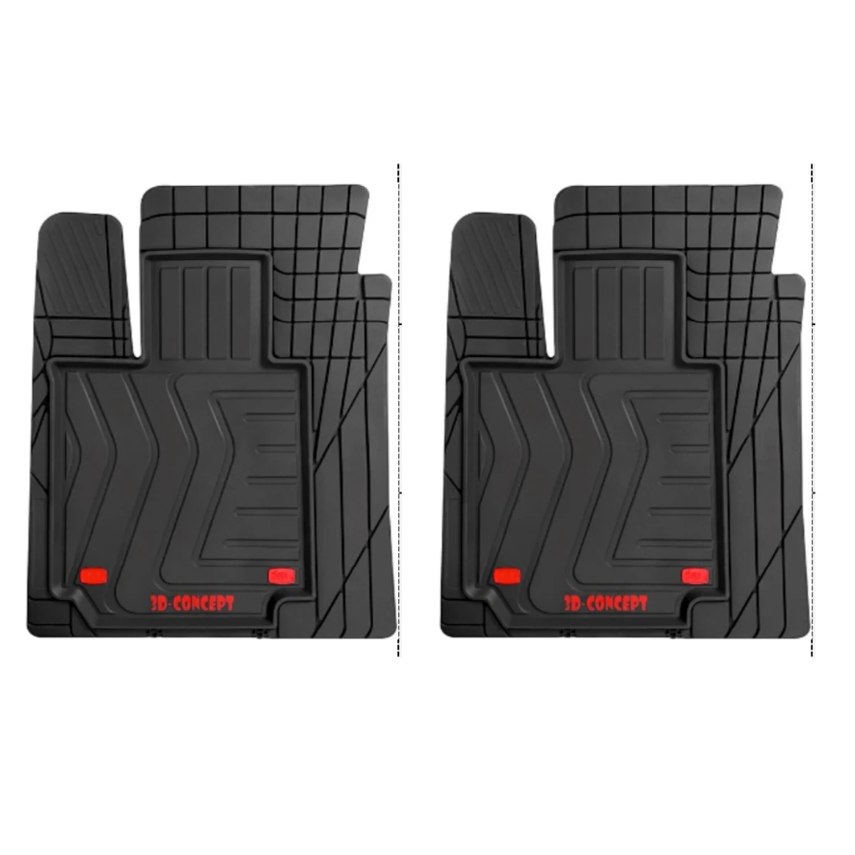 Universal Car Mat Pamukkale High Quality 3D Car Mat Carpet Car 4 Pieces Rubber Metalized Heel Support Covers All The Mod
