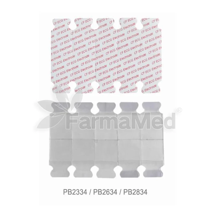 FarmaSino Disposable ECG electrode self-adhesive Ag/AgcI sensor electrode diagnostic electrode for resting ECG and echo sound