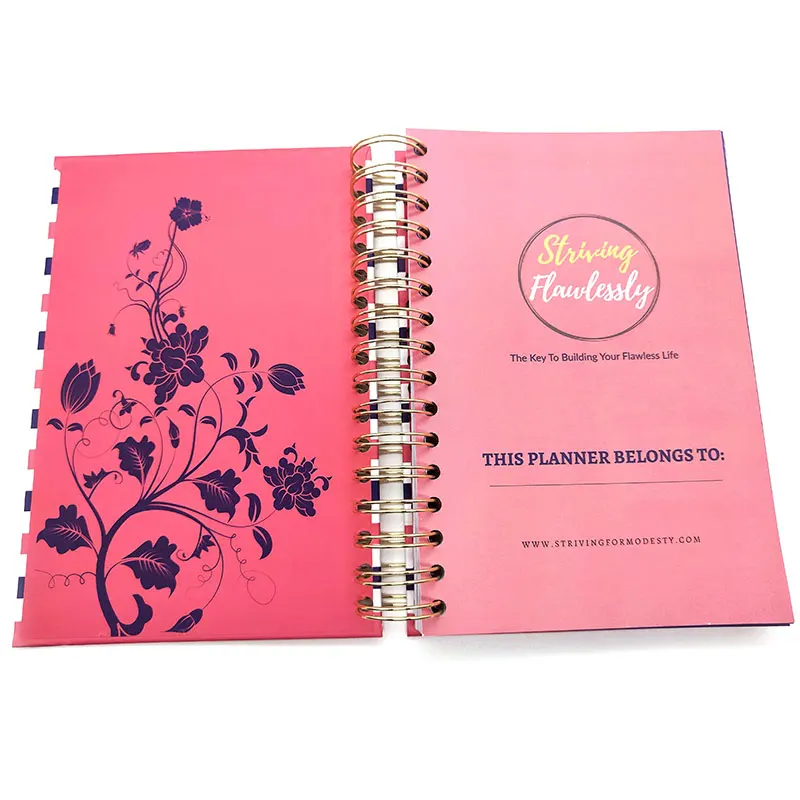 Custom Stationery A5 Spiral 2023 Daily Planner