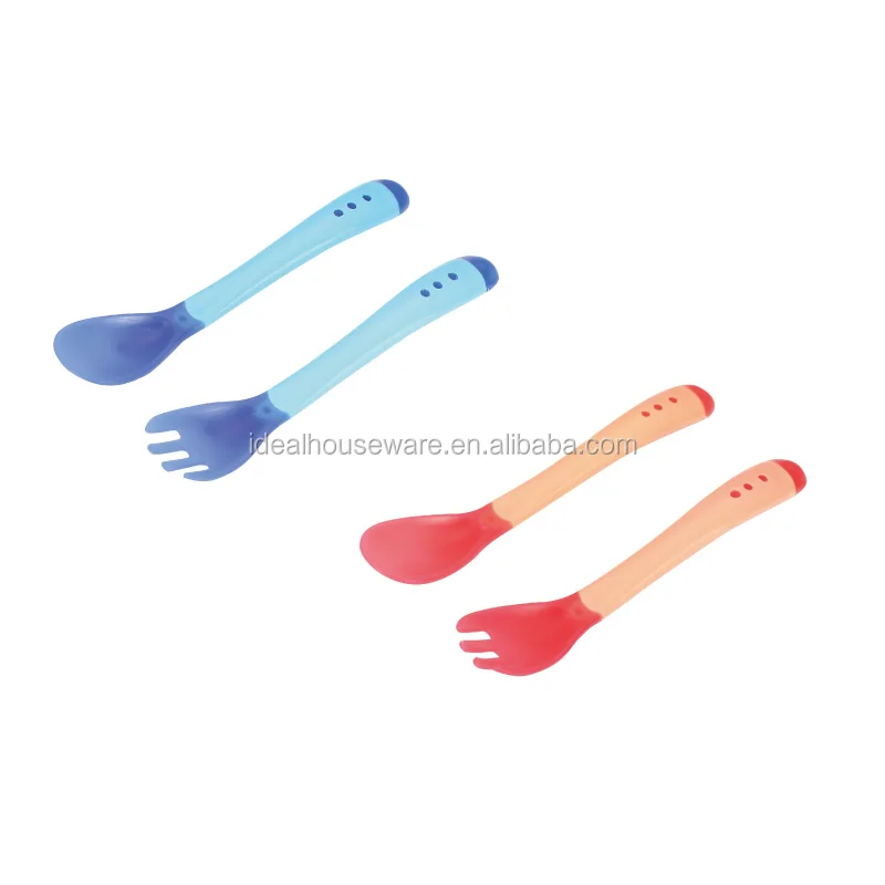 BPA free PP baby spoon and fork set