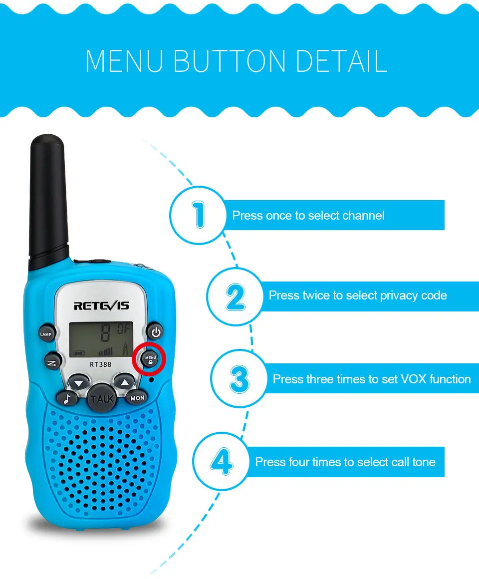 Kids Walkie-talkies Mini Two-Way Radio Station Walkie Talkie Used for Christmas Gift Family Camping