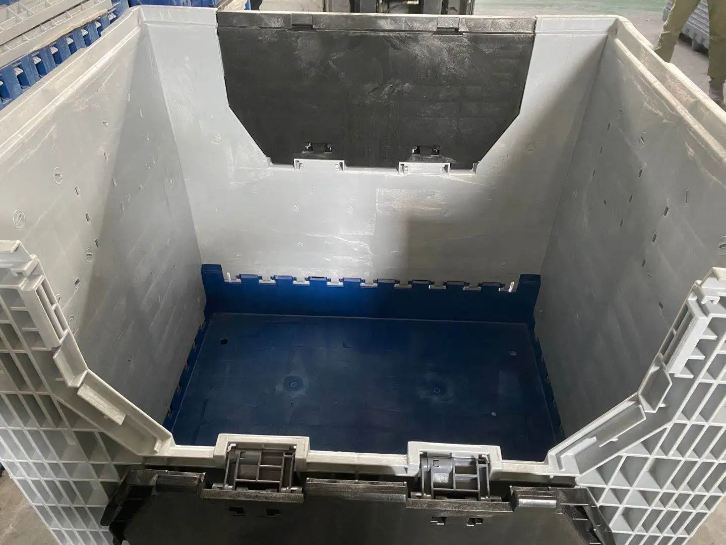 FLC 1200 с размером 1200*1000*1200 новая складная коробка Hdpe для крупных партий