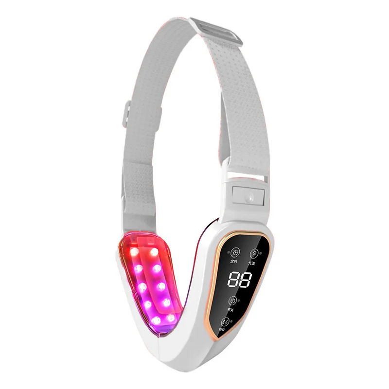 Factory Price V-face Face Lifting Double Chin Massager Facial Firming Device Face Lifting Beauty Device With EMS Vibration