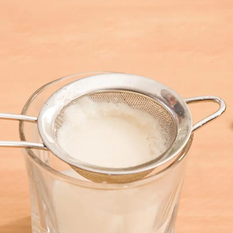 Stainless Steel Kitchen Flour Screen Mesh Strainer Kitchen Utensils Mesh Sieve Strainer