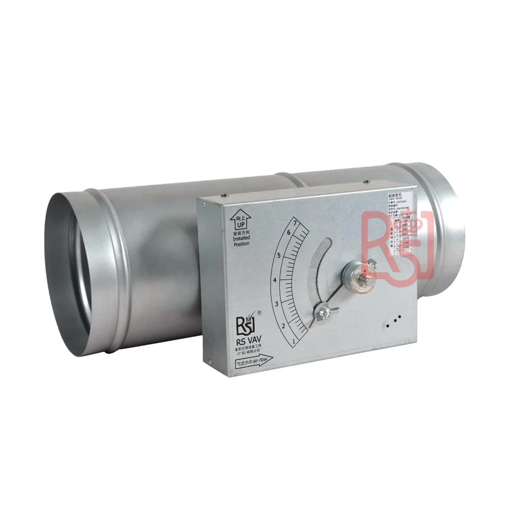 Royal Hvac Accessories Constant Air Volume CAV Systems cav empt Electrical Control Round CAV Duct Damper Turbine Ventilator