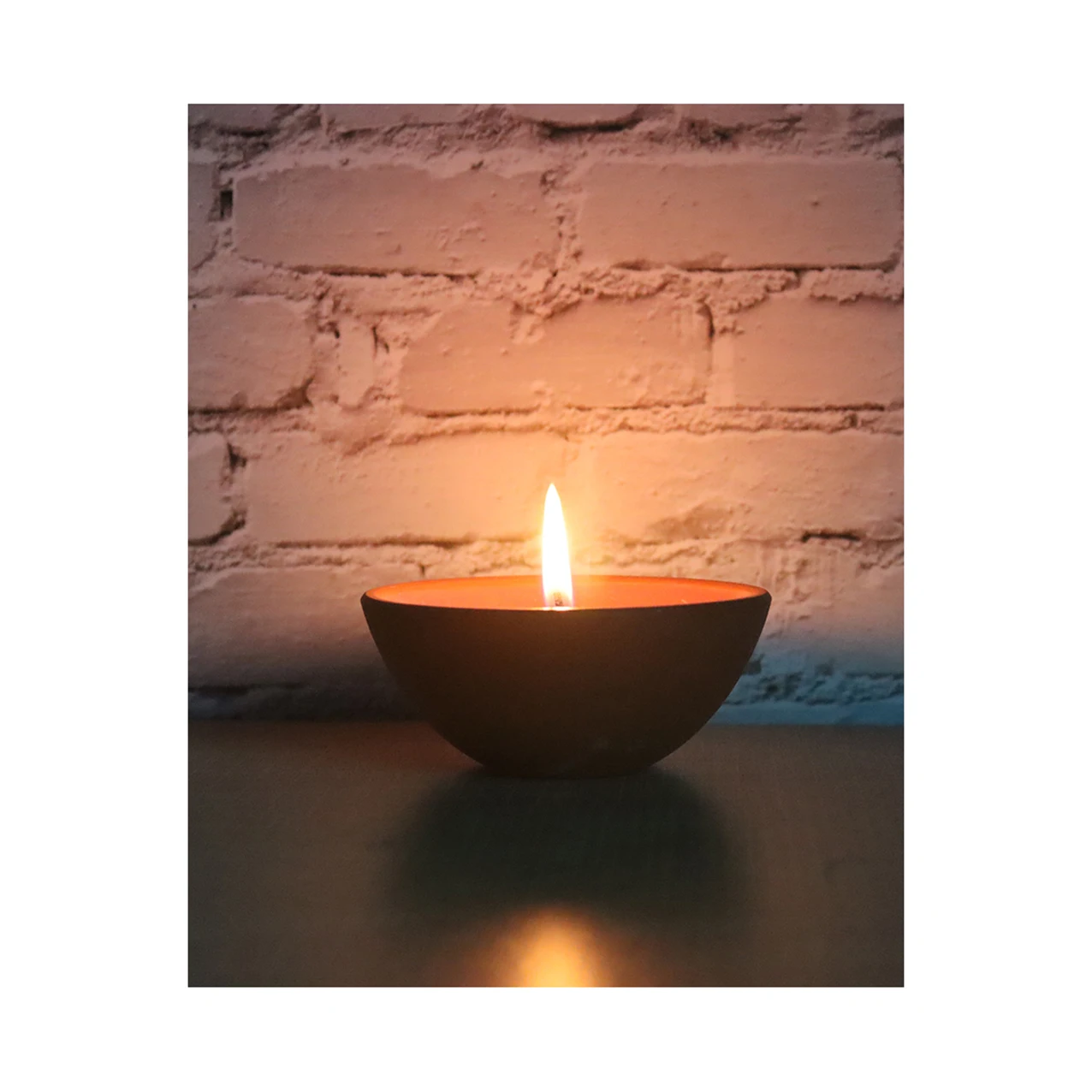 Small terracotta candle pot clay tea cup candle outdoor garden candle