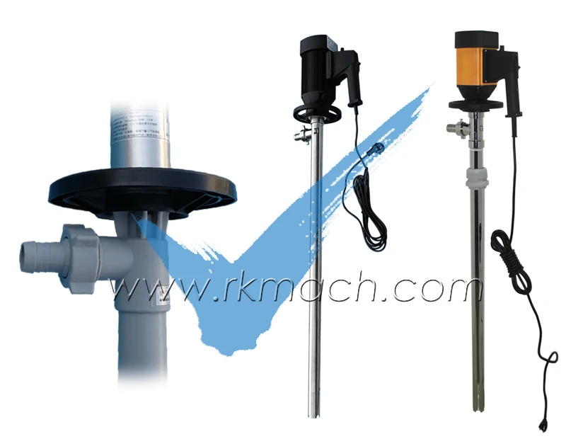 60L/min air driven Barrel pump for ferric oxide and chlorhydric acid