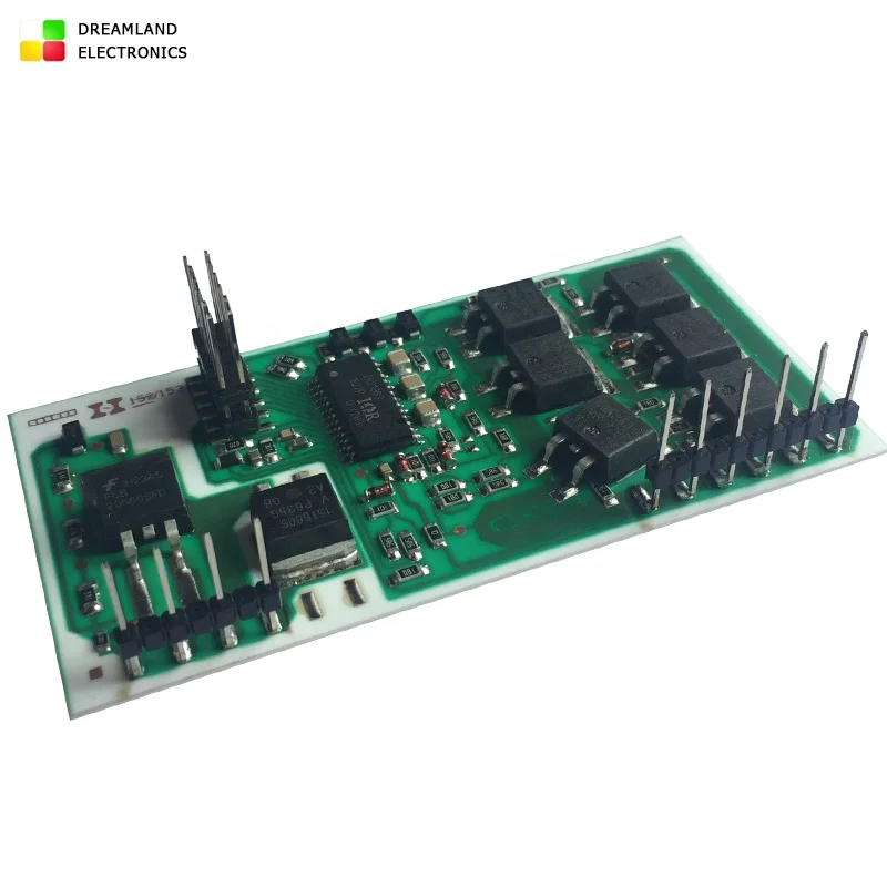Shenzhen fast delivery gold paste thick film led AIN substrate pcba ceramic pcb