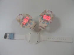 kids gifts animal role pig heat transfer printing LED watch