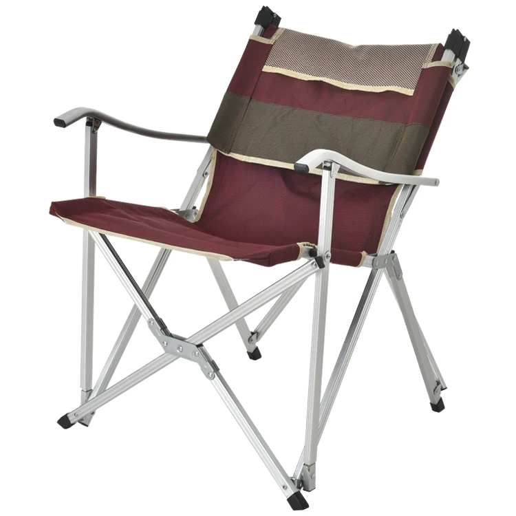 wholesales custom top quality aluminum fishing beach outdoor foldable camping chair