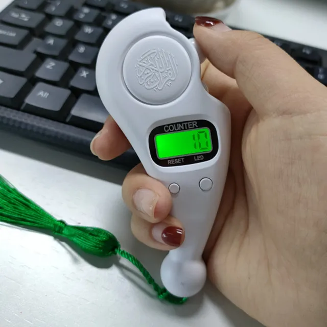 Muslim hand prayer beads counter islamic ramadan gift set digital smart tasbeeh counter