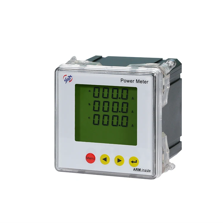 
China Supplier LCD intelligent AC three-phase ammeter htew-x7i3-y LCD displays digital panel AC voltmeter 