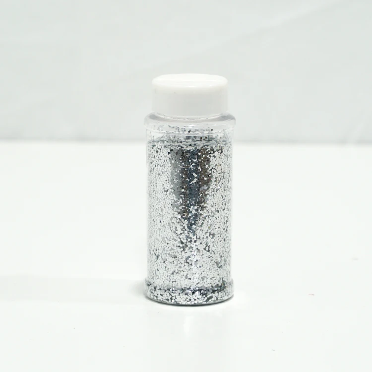 Glitter Powder Silver Gold & Rose Gold Hexagonal Glitter Powder for Christmas Decoration Slime Fine Silver Glitter