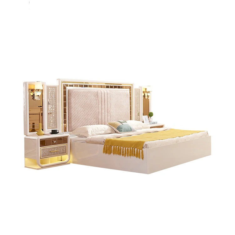 Luxus Muebles De Dormitorio оптовая продажа элегантный современный стиль комплект для спальни