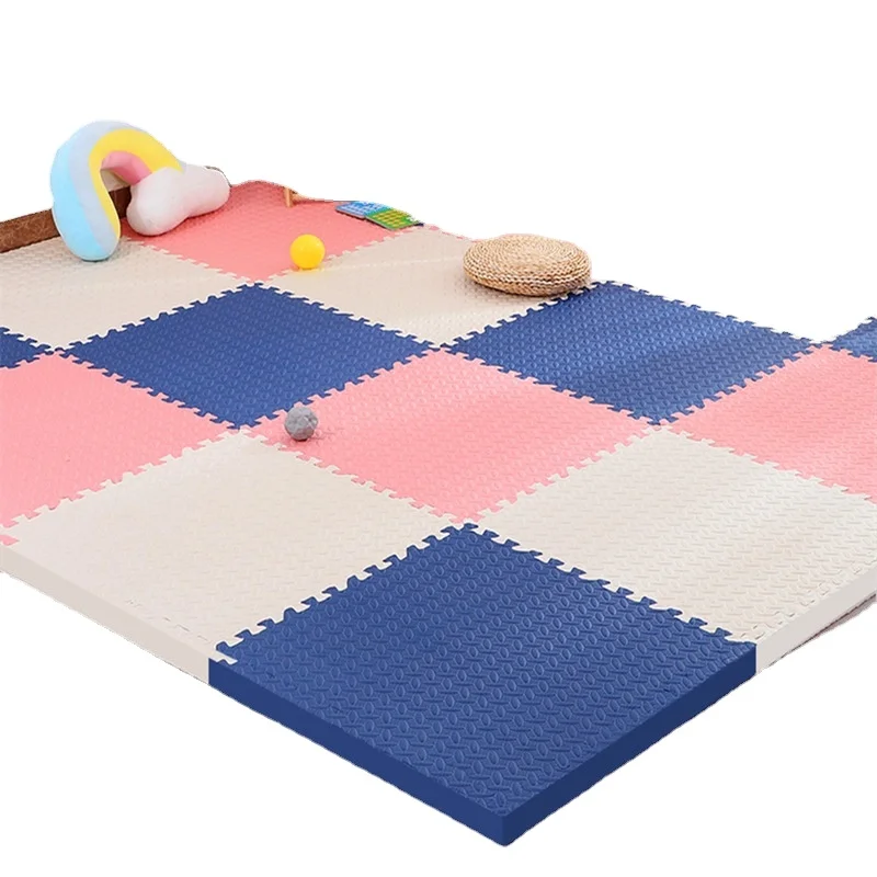 Indoor Waterproof Solid Color Large Baby Play Mat Colorful EVA Foam Tatami Puzzle Mats