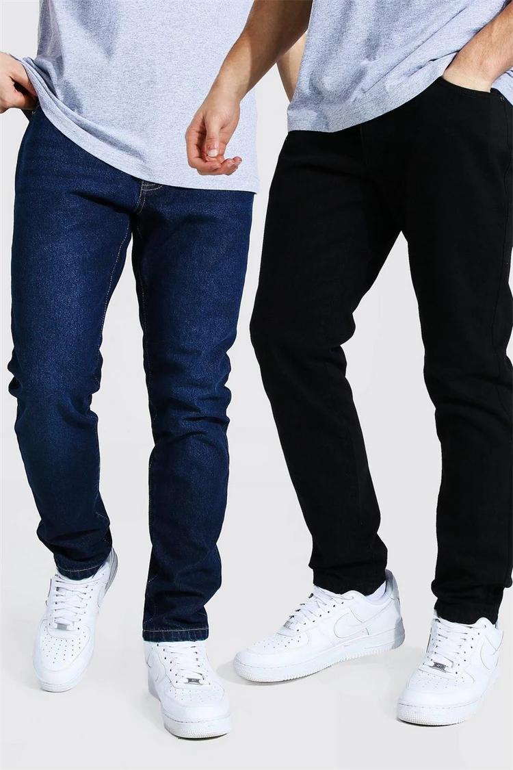 Orginal Mens Denim Jeans Trouthers Breathable Men Custom Stacked Straight Jeans Stylish Casual Jeans Pants Custom OEM ODM Formal