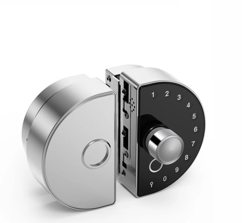 new style new design ZNB2007 Digital Electronic Door Lock Fingerprint keypad Combination glass door Lock