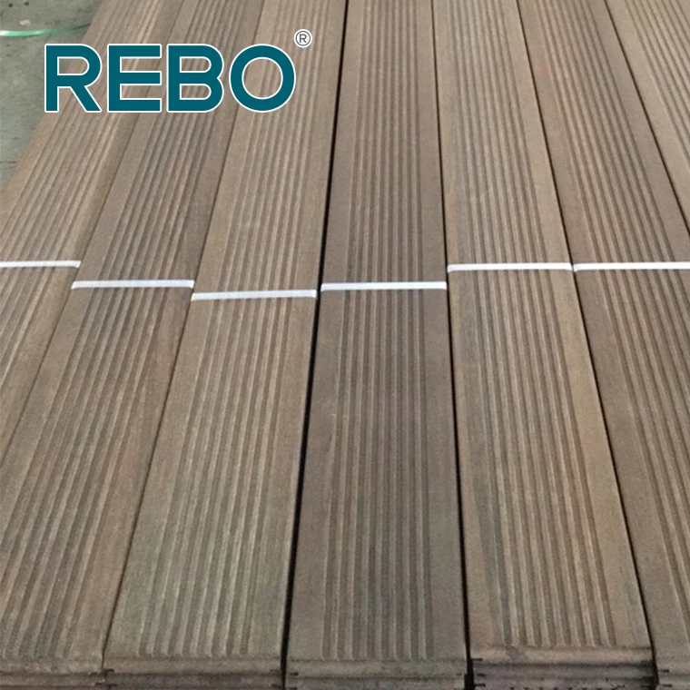 Sustainable outdoor bamboo decking panels terrace flooring board