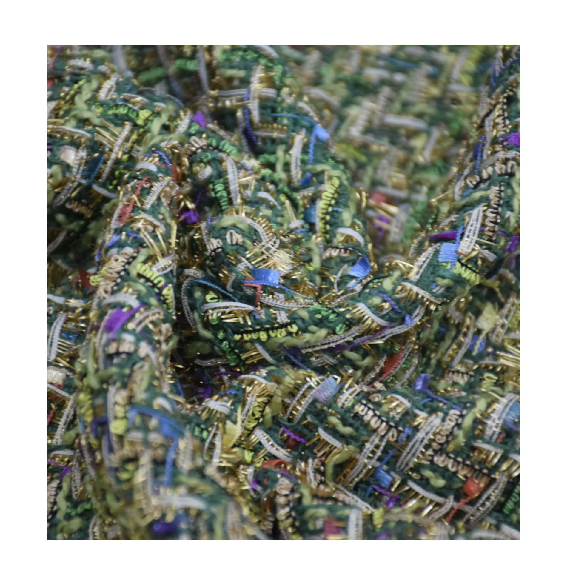 Hot Sale Wholesale Elegant Soft Textile  colourful Tweed  Knit Plaid Polyester Fabric for Lady Dress Suit Garment