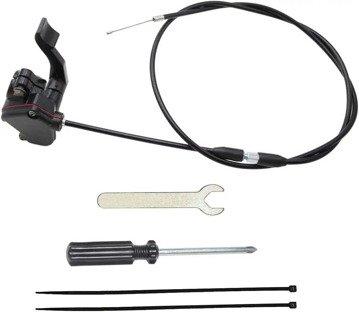 7/8' 22mm Throttle Lever Thumb Cable Assembly Thumb Throttle Accelerator Lever Handle 50cc70cc90cc110cc125cc150cc200cc250cc Pit