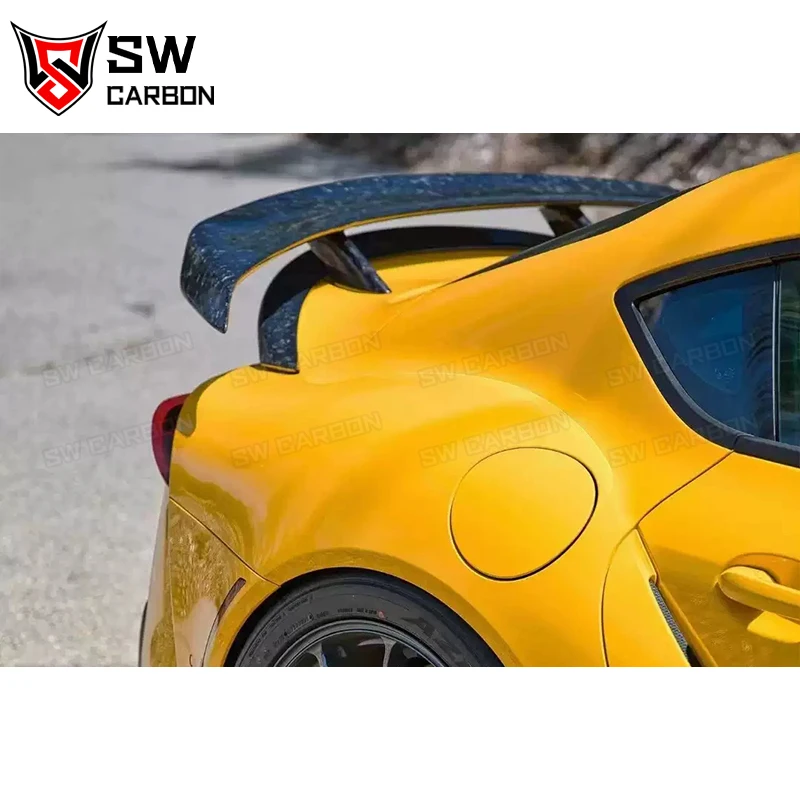 3K Twill Carbon Fiber AG Style Rear Spoiler Body Kit Rear Wing Splitter for Toyota Supra A90 A91 MK5 MKV GR 2019+