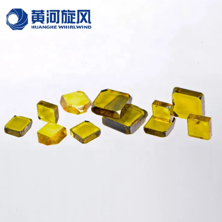 HPHT mono crystal yellow synthetic diamond price per carat for cutting tools