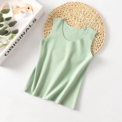 
High Quality 3-18 Years Children Vest Underwear Baby Unisex Seamless Dralon Kids Thermal Tank Top 