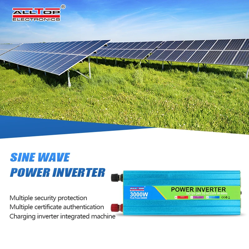 Исправленный волновой Инвертор DC12/24V в AC220V 300W 600W 750W 1000W 1500W 2000W 3000W 50Hz 60Hz инвертор преобразователь мощности