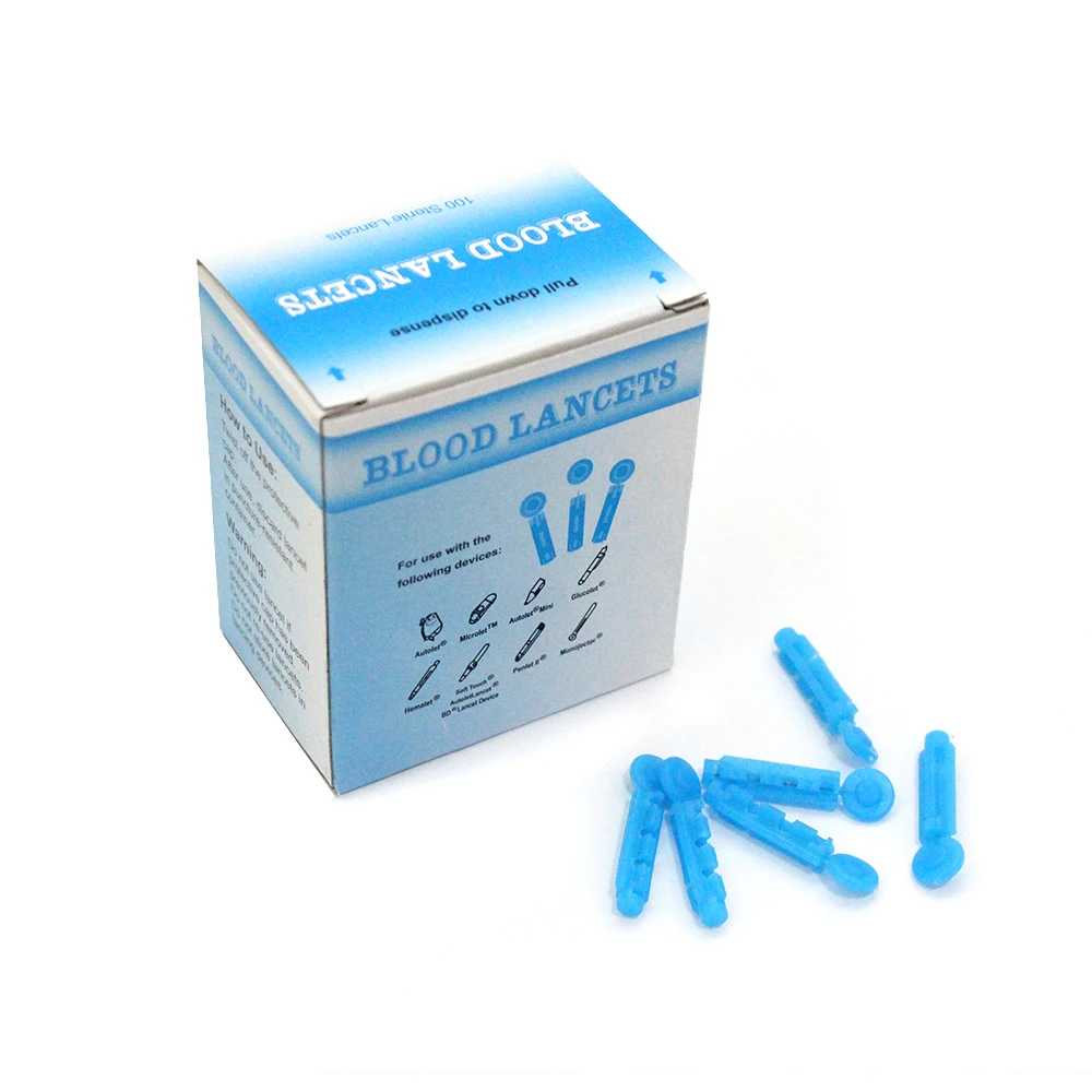 Высококачественные медицинские одноразовые стерильные ланцеты для крови queen of quality pp, круглые ланцеты для крови 28 г
